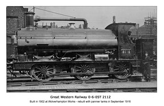 GWR 0-6-0ST 2112  - LPC postcard