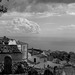 Monte Sant'Angelo- View Towards the Adriatic Sea (Grayscale)