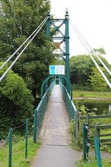 The Shoughly Suspension Bridge for pedestrians at Port na Craig