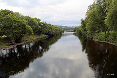 The River Tummel from the Shoughly Suspension Bridge at Port na Craig
