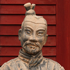 Replica of a Chinese warrior