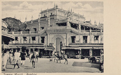 The Jumma Musjid Bombay monochrome
