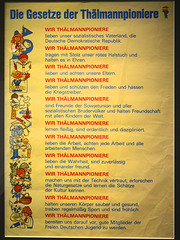 Leipzig 2013 – Stadtgeschichtliches Museum – The laws for the Thälmann pioneers