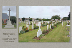Military graves - West Central section - Seaford Cemetery, East Sussex, 7.9.2011