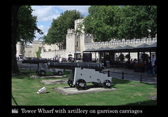Tower Wharf with garrison artillery - 9.8.2001
