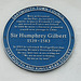Sir Humphrey Gilbert Blue Plaque