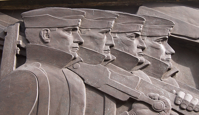 Detail of the Cenotaph, Liverpool