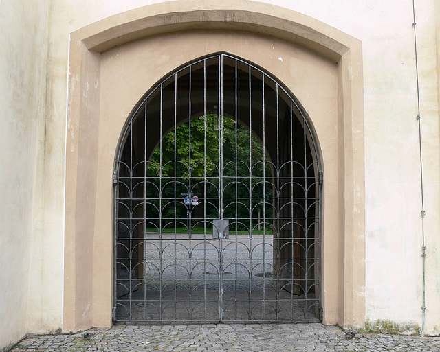 Tor am Schloss Blutenburg