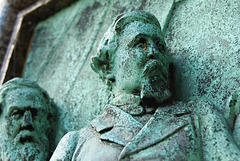 Statue of Colonel Edward Ackroyd, All Souls, Haley Hill, Halifax , West Yorkshire