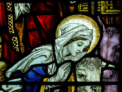 Stained Glass by Arthur Anselm Orr, Saint Helens Church, Grindleford, Derbyshire