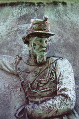 Statue of Colonel Edward Ackroyd, All Souls, Haley Hill, Halifax , West Yorkshire