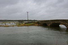 Floods at Ibsley, Hampshire