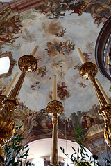 Ceiling Detail in Haydn's Church in Eisenstadt