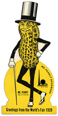 Mr. Peanut Bookmark: Greetings from the World's Fair, 1939