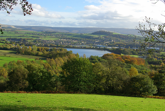 Arnfield Reservoir and Swallows Wood