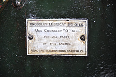 Use Crossley "O" oil