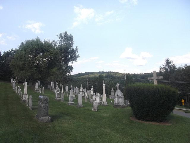 Cimetière pennsylvanien / Pennsylvanian graveyard.