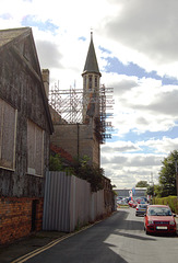 Saint Alban's Church, Retford, Nottinghamshire (Burnt in an arson attack in  2008)