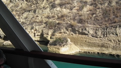 Travelling along the Corinth Canal