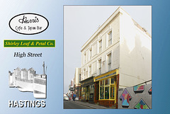 Harris Cafe & Shirley Leaf & Petal Co. High Street  - Hastings - 9.12.2013