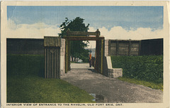 Interior View of Entrance to the Ravelin, Old Fort Erie, Ont.
