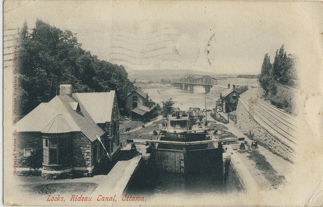 Locks, Rideau Canal, Ottawa.