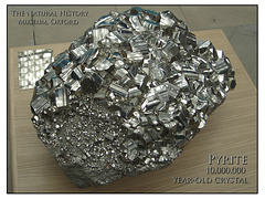 Pyrite crystal - The Natural History Museum - Oxford - 4.8.2005