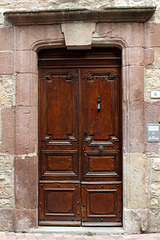 Porte close (La Canourgue, Lozère, région Languedoc-Roussillon, France)