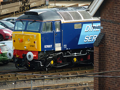 57007 at Eastleigh - 24 October 2013