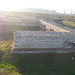 Oescus : murs de la forteresse tardive (Oescus II).