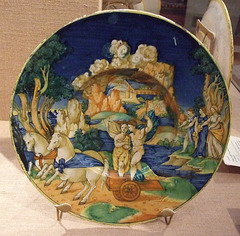 Plate with Pluto Abducting Persephone in the Philadelphia Museum of Art, January 2012