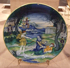 Dish with Diana and the Revival of Hippolytus in the Philadelphia Museum of Art, January 2012