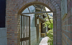 Entrance to the back yard