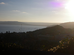 La côte de la mer noire vue depuis Tuzlata.