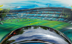 Detail on the Manchester City Cadillac
