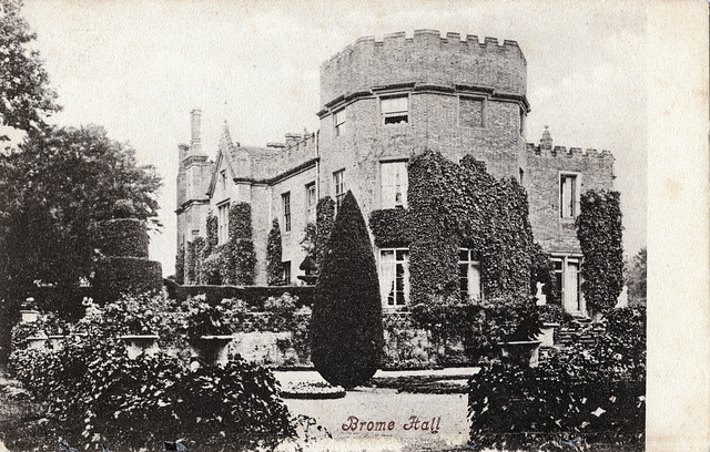 Brome Hall, Suffolk (Demolished c1963) - Entrance Front