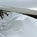 Snow drift near Mossy Lea Farm Glossop