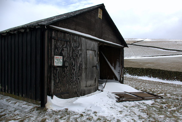 The 'Steve McQueen hut' storm damaged