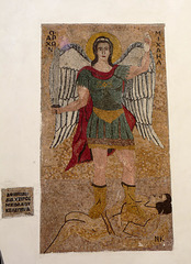 Mosaic at Panormitis Monastery of Michael the Archangel