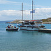 'Poseidon' and Fishing Boat at Sesklia