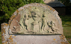 Memorial to Ann Davy, Yoxford Churchyard, Suffolk