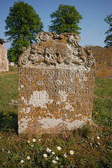 Memorial to Elzabeth Brown, Yoxford Churchyard, Suffolk