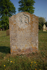 Memorial to Sarah Dickerson, Yoxford Churchyard, Suffolk