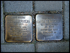 Stolpersteine Leo SILBERSTEIN und Frieda SILBERSTEIN