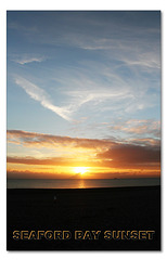 Seaford Bay sunset - 25.11.2013