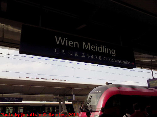 Bahnhof Wien Meidling, Meidling, Wien (Vienna), Austria, 2013
