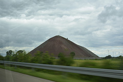 Germany Autobahn 2013 – Remnants of lignite mining