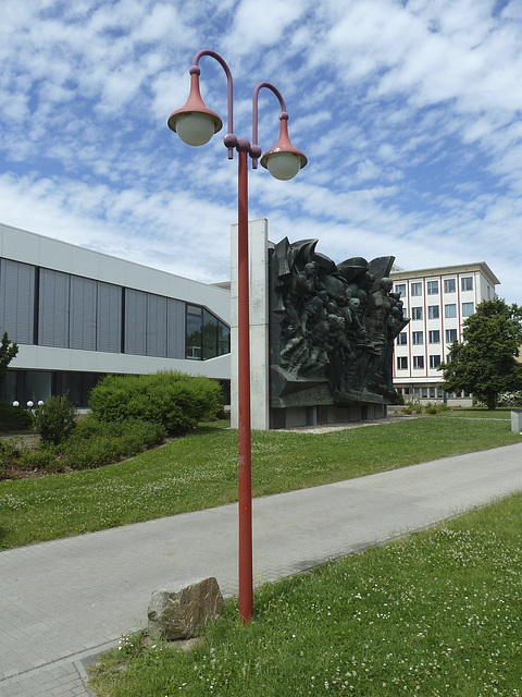 Leipzig 2013 – Street lantern on the University’s sports ground