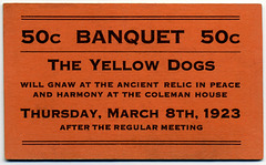 The Yellow Dogs Will Gnaw at the Ancient Relic, 1923