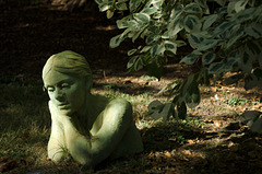Girl - Garden Sculpture at Coughton Court